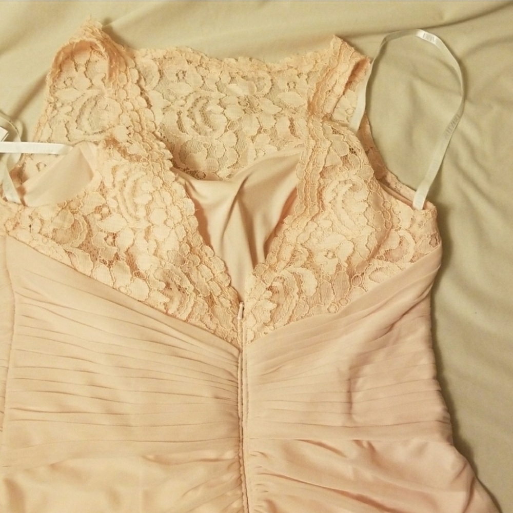 David's Bridal Petal Pink Dress - Picture 6 of 6